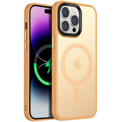 Чохол Ummi Colorful з Magnetic Fit для Apple iPhone 14 Pro  Персиковий/Orange