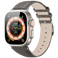 Ремінець Dux Ducis Leather Strap Classic для Apple Watch 42(ser.1-3)/44/45/46/49mm Grey  (ITS-L-00000079537_2)