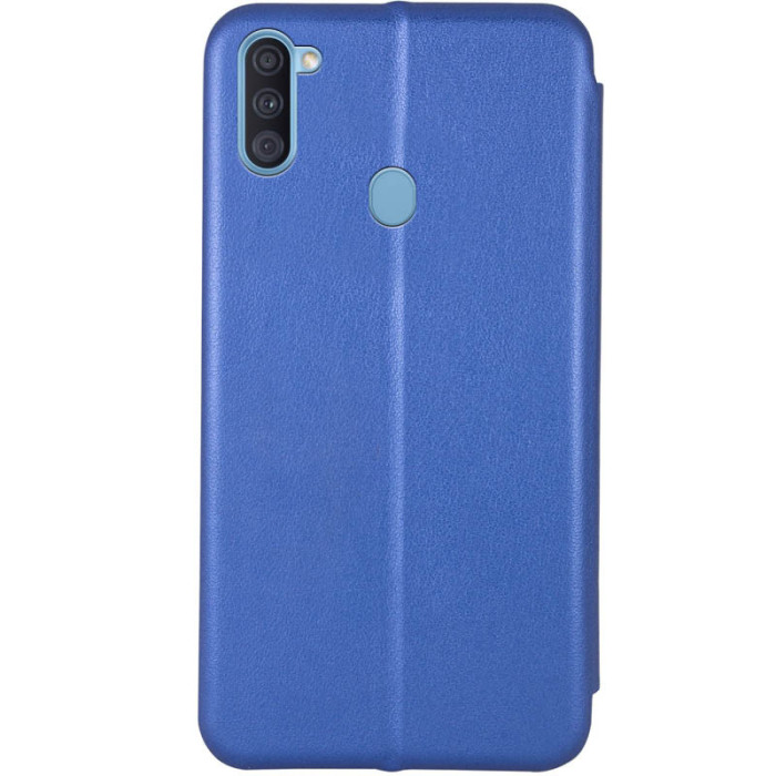 Шкіряний чохол-книжка Classy для Samsung Galaxy A11 Синій