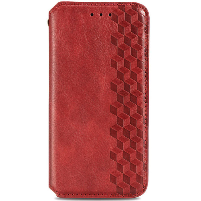Шкіряний чохол-книжка GETMAN Cubic (PU) для Samsung Galaxy A13 4G Червоний
