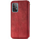 Шкіряний чохол-книжка GETMAN Cubic (PU) для Samsung Galaxy A13 4G Червоний