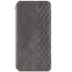 Шкіряний чохол-книжка GETMAN Cubic (PU) для Xiaomi Redmi A7 Pro 4G/Poco C81 Сірий