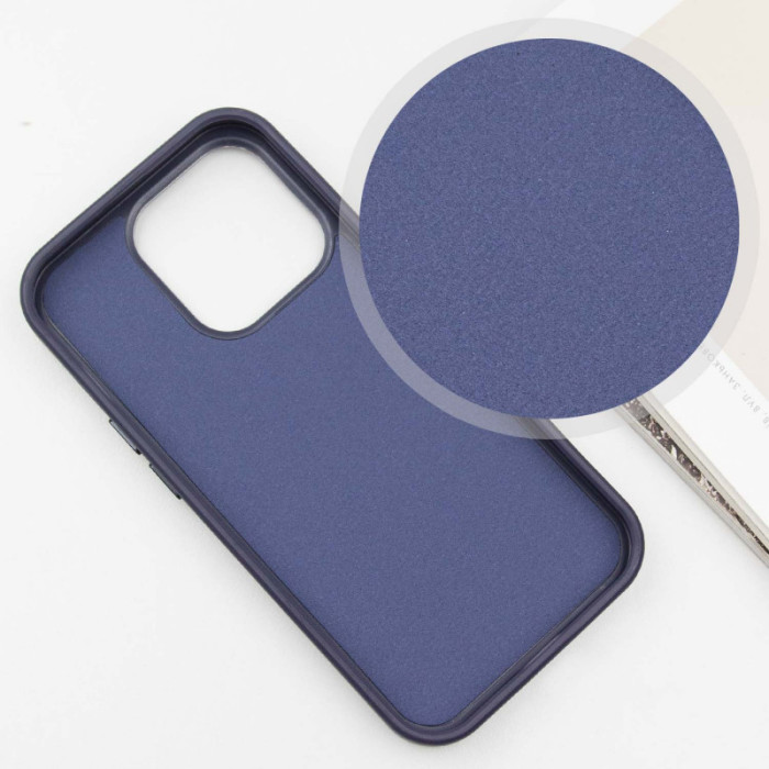 Шкіряний чохол SnapCase with MagSafe для Apple iPhone 14 Pro  Dark Blue
