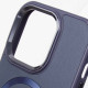 Шкіряний чохол SnapCase with MagSafe для Apple iPhone 14 Pro  Dark Blue