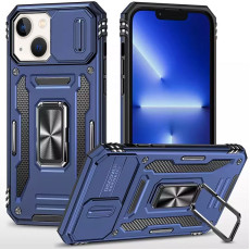 Ударостійкий чохол Camshield Army Ring для Apple iPhone 13/14  Синій/Navy  (ITS-L-00000072800_5)