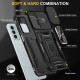 Ударостійкий чохол Camshield Army Ring для Samsung Galaxy A15 4G/5G Чорний/Black