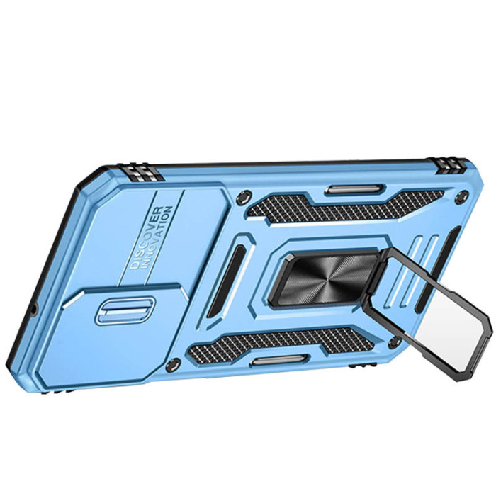 Ударостійкий чохол Camshield Army Ring для Samsung Galaxy A26 5G Блакитний/Light Blue