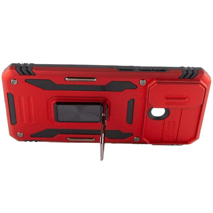 Ударостійкий чохол Camshield Army Ring для Xiaomi Redmi 10C Червоний/Red