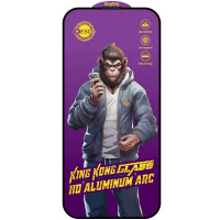 Захисне скло 5D Anti-static Purple (тех.пак) для Apple iPhone 14 Pro Max Чорний  (ITS-L-00000074290_1)