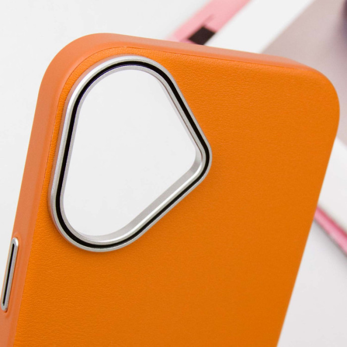Чехол PC+Leather SGP with MagSafe для Apple iPhone 16 