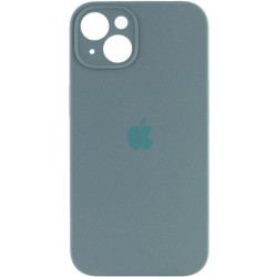Чохол Silicone Case Full Camera Protective (AA) для Apple iPhone 15 Plus Зелений/Pine green  (ITS-L-00000066391_10)