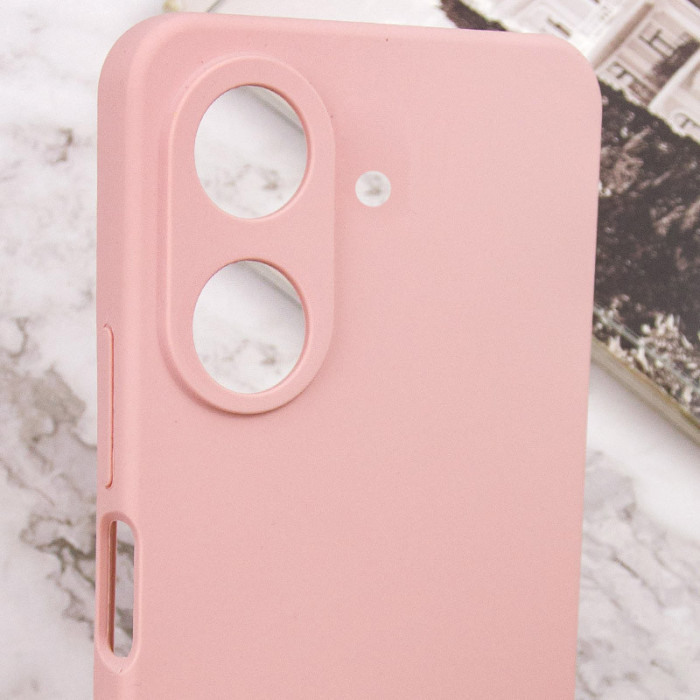 Чохол TPU GETMAN Liquid Silk Full Camera для Xiaomi Redmi 13C/Poco C65 Рожевий/Pink Sand