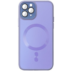 Чохол TPU+Glass Sapphire Midnight з Magnetic Fit для Apple iPhone 13 Pro  Бузковий/Dasheen