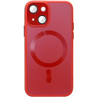 Чохол TPU+Glass Sapphire Midnight with MagSafe для Apple iPhone 15 Plus Червоний/Red  (ITS-L-00000066640_4)