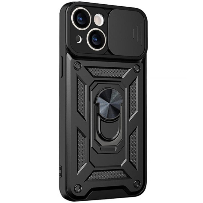 Чохол Ummi Camshield Serge Ring для Apple iPhone 13  Чорний