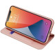 Чохол-книжка Dux Ducis з кишенею для візиток для Apple iPhone 14 Pro Max Rose Gold