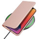 Чохол-книжка Dux Ducis з кишенею для візиток для Apple iPhone 14 Pro Max Rose Gold
