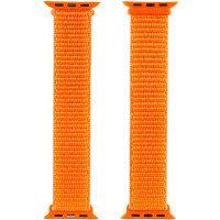 Ремінець Nylon для Apple Watch 38/40/41/42mm(ser.10) Помаранчевий/Orange  (ITS-L-00000039057_5)