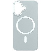 Шкіряний чохол SnapCase with MagSafe для Apple iPhone 16  Grey  (ITS-L-00000075479_6)