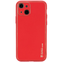Шкіряний чохол Xshield для Apple iPhone 14  Червоний/Red  (ITS-L-00000057268_5)