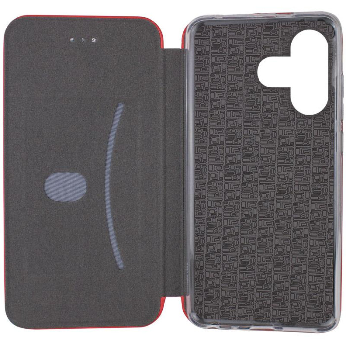 Шкіряний чохол-книжка Classy для Xiaomi Redmi 13 4G/Poco M6 4G Червоний