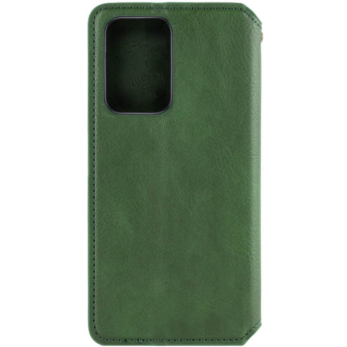 Шкіряний чохол-книжка GETMAN Cubic (PU) для Xiaomi Poco F5/Note 12 Turbo Зелений  (ITS-L-00000064837_1)