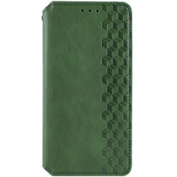 Шкіряний чохол-книжка GETMAN Cubic (PU) для Xiaomi Poco F5/Note 12 Turbo Зелений  (ITS-L-00000064837_1)