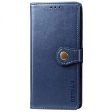 Шкіряний чохол-книжка GETMAN Gallant (PU) для TECNO Spark 10 Синій  (ITS-L-00000065474_4)