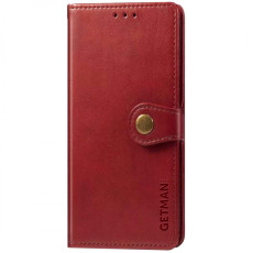 Шкіряний чохол-книжка GETMAN Gallant (PU) для Xiaomi Poco F5 Pro Червоний