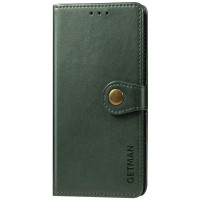 Шкіряний чохол-книжка GETMAN Gallant (PU) для Xiaomi Redmi A1+/Poco C50/A2+ Зелений  (ITS-L-00000063179_1)