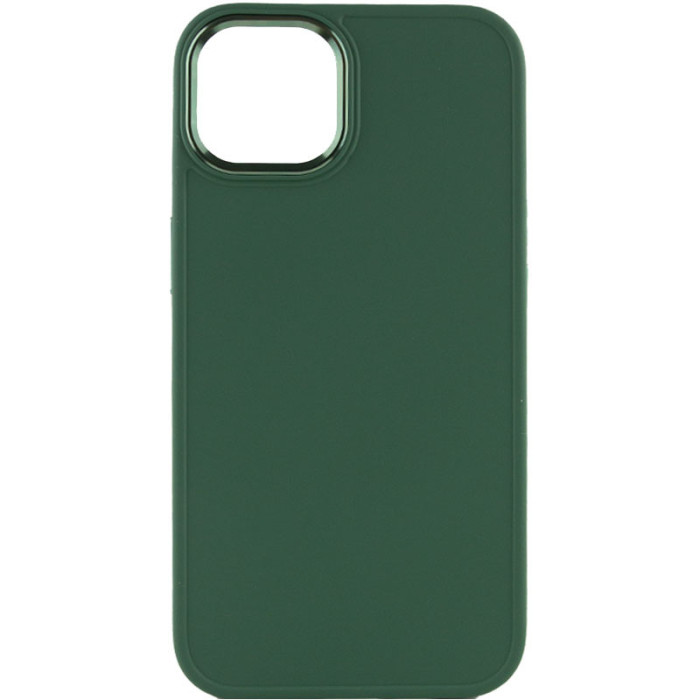 TPU чохол Bonbon Metal Style для Apple iPhone 14 Plus Зелений/Pine green  (ITS-L-00000057126_5)