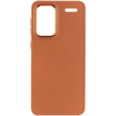 TPU чохол Bonbon Metal Style для Xiaomi Redmi Note 13 Pro+ Помаранчевий/Papaya