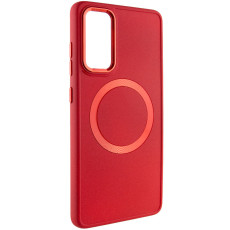 TPU чохол Bonbon Metal Style with MagSafe для Samsung Galaxy S24+ Червоний/Red  (ITS-L-00000068648_6)