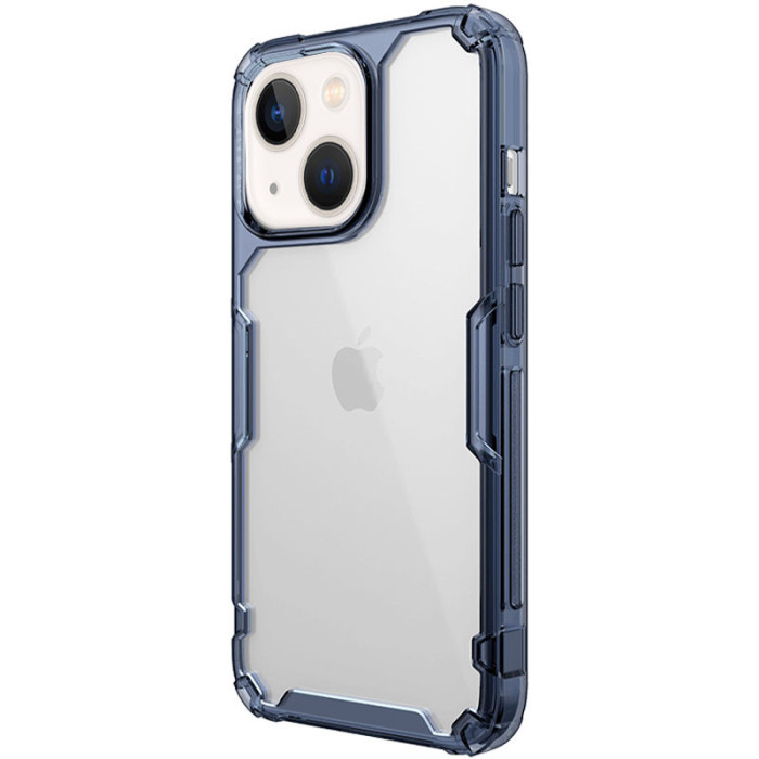 TPU чохол Nillkin Nature Pro Series для Apple iPhone 15 Plus Синій (прозорий)
