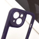TPU чехол Transparent + Colour 1,5mm для Apple iPhone 14 
