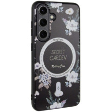 TPU+PC чохол Secret Garden with MagFit для Samsung Galaxy S24 Black  (ITS-L-00000074745_1)