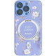 TPU+PC чохол Secret Garden with MagSafe для Apple iPhone 15 Pro  Lilac  (ITS-L-00000067970_2)