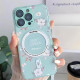 TPU+PC чохол Secret Garden with MagSafe для Apple iPhone 15 Pro  Mint  (ITS-L-00000067970_3)