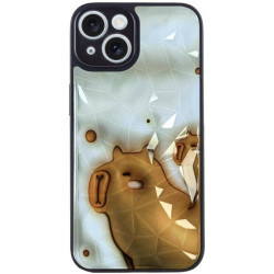 TPU+PC чохол Prisma Fluffie для Apple iPhone 14  Capybara  (ITS-L-00000076560_2)
