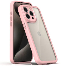 TPU чохол Transparent + Colour 1,5mm для Apple iPhone 13 Pro Max Pink  (ITS-L-00000070568_3)