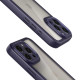 TPU чохол Transparent + Colour 1,5mm для Apple iPhone 13 Pro Max Purple
