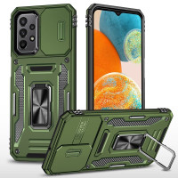 Ударостійкий чохол Camshield Army Ring для Samsung Galaxy A13 4G/A04s Оливковий/Army Green  (ITS-L-00000055560_4)