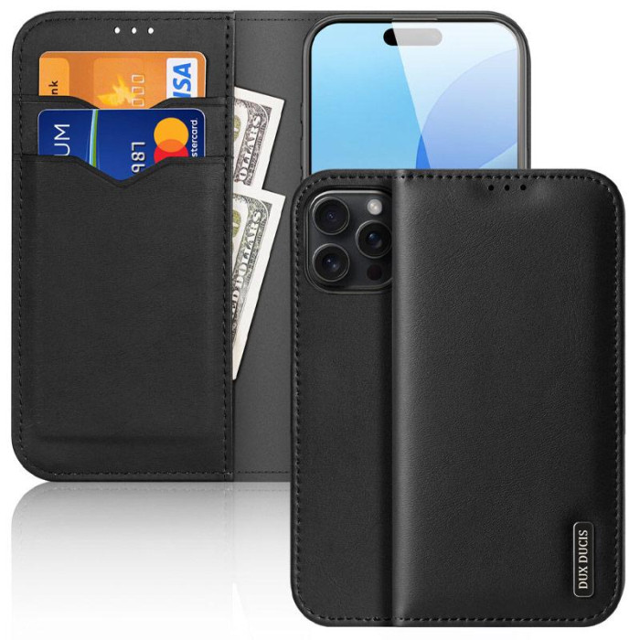 Чохол-книжка Dux Ducis Hivo для Apple iPhone 17 Pro Max (6.9') Black