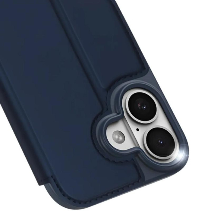 Чохол-книжка Dux Ducis з кишенею для візиток для Apple iPhone 17 (6.3') Синій