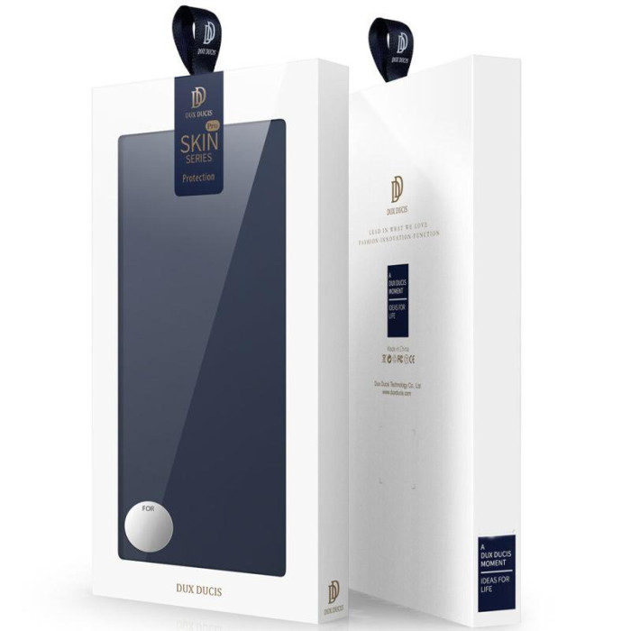 Чохол-книжка Dux Ducis з кишенею для візиток для Apple iPhone 17 (6.3') Синій