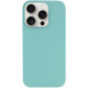 Чохол Silicone Case Full Protective (AA) NO LOGO для Apple iPhone 14 Pro  Бірюзовий/Marine Green