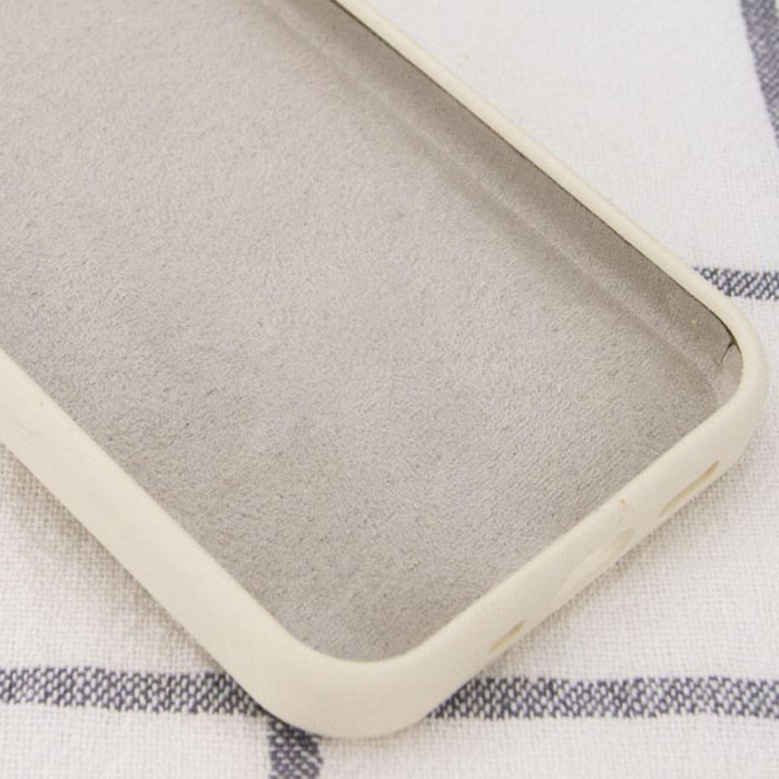 Чохол Silicone Case Full Protective (AA) NO LOGO для Apple iPhone 16 Pro (6.3') Бежевий/Antique White