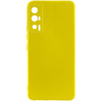Чохол Silicone Cover Lakshmi Full Camera (A) для Xiaomi Poco F5 Pro Жовтий/Flash