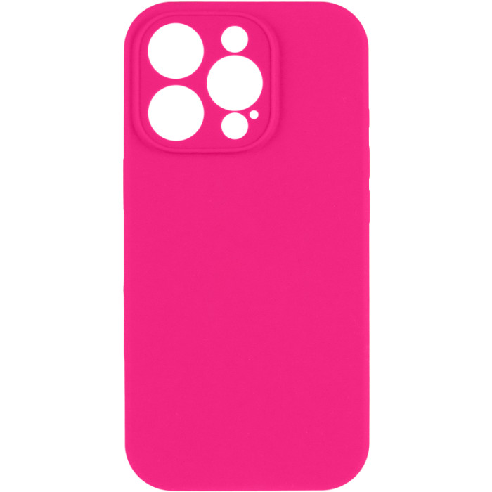 Чохол Silk Full Camera Protective (AA) NO LOGO для Apple iPhone 14 Pro  Рожевий/Barbie pink