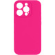 Чохол Silk Full Camera Protective (AA) NO LOGO для Apple iPhone 14 Pro  Рожевий/Barbie pink